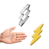 Foose Cookie Cutters Miniature Small Lightning Bolt Cookie Cutter 2 inch – Made in the USA