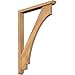 Ekena Millwork BKT0402X26X38IMP01SWR Imperial Traditional Smooth Bracket w/Offset Brace, Western Red Cedar
