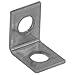 KEYSTONE ELECTRONICS 615 10.67 mm Length Brass Universal Clear Hole Bracket - 100 item(s)