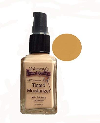Tinted Moisturizer All Natural Herbal Liquid Foundation - 1oz. Medium Warm