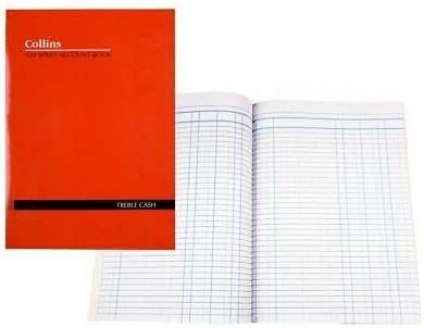 Collins Column Collins A24 Series 3 Money Column Treble Cash Account Book : Amazon.com ...