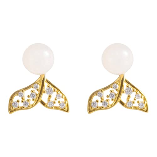 Boucles d'oreilles queue de poisson argent S925 le cadeau idéal femme