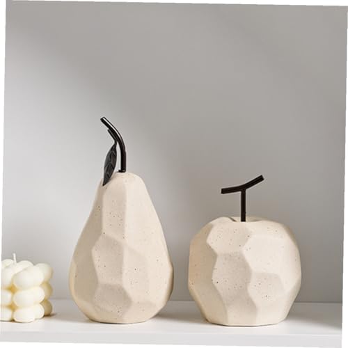 Pomme céramique décorative sculptée VILLCASE pour maison - 4