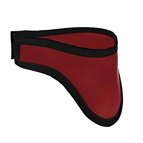 Image of Thyroid Shield /Collar with PVC Easy Clean Color Red .50mm PB Light Weight Radiation Protection