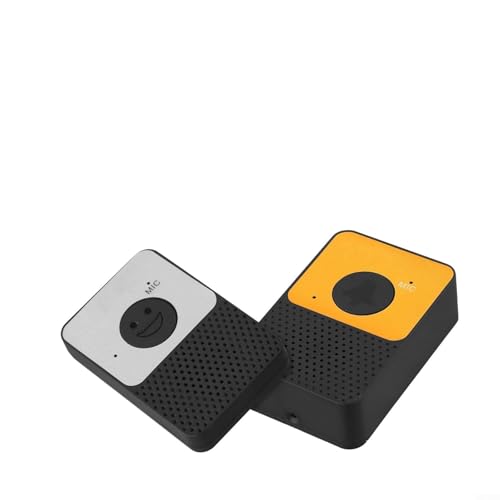 Campanello senza fili per citofono duplex, portata di 304,8 m, 8 livelli di volume, 4 suonerie, comunicazione bidirezionale, indicatore LED di batteria scarica, nessun cablaggio