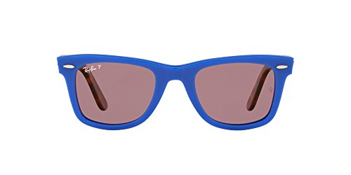 Image of Ray-Ban Polarized Square Unisex Sunglasses - (8053672926477|50|Purple Color Lens)