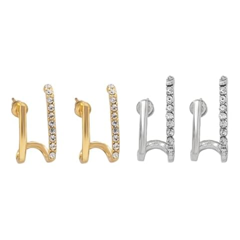 Boucles d'oreilles QOZJI en acier inoxydable Cover