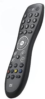 One For All Simple 2 Universal remote control - Perfect replacement remote for 2 devices: TV and STB (Freeview/Sat/Cable)  With learning feature  Guaranteed to work all brands  Black  URC 6420