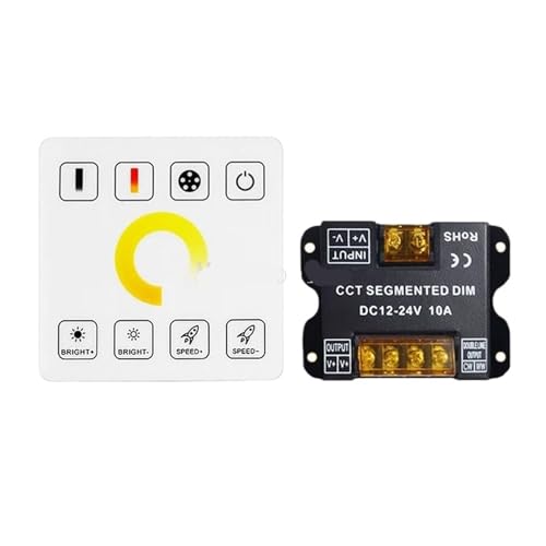 Contrôleur CCT 2.4G tactile pour harmoniser l'ambiance lumineuse de votre salon