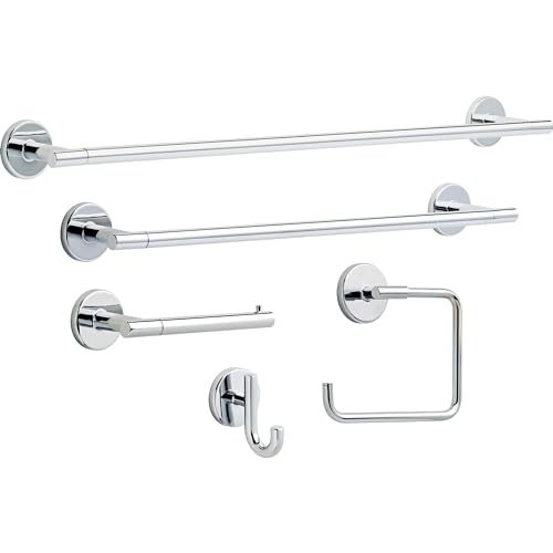 Delta 759460 Trinsic Towel Ring, Chrome, 2 x 6.41 x 2 Inches