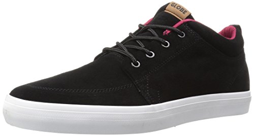 Globe Men's GS Chukka Skateboarding Shoe, Black/Red, 7.5 M US