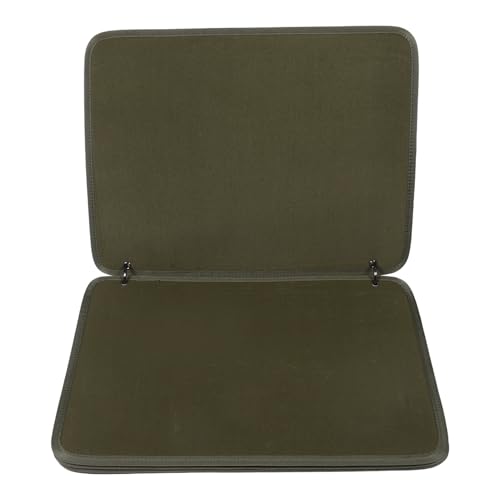 Organisateur de badges auto-agrippant Milisten vert olive 42x32 cm pour collection d'écussons