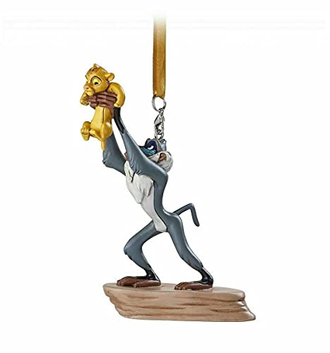 Disney Parks Lion King Rafiki and Simba Figurine 3D Ornament