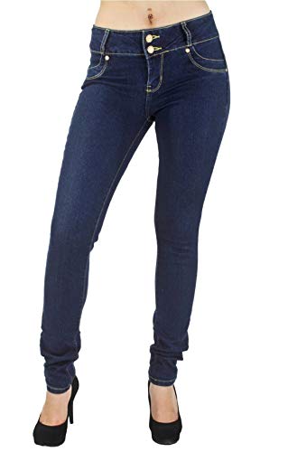 Plus/Junior Size Colombian Design High Waist Butt Lift Levanta Cola Skinny Jeans3