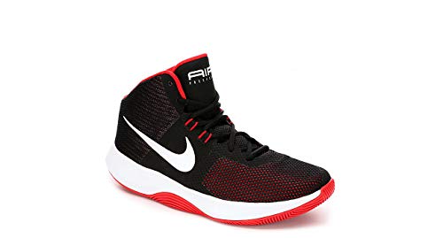 Nike 898452-006: Mens Air Precision NBK Black/Red Sneakers (11 D(M) US Men)