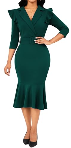 Image of Women's Vintage Pencil Dress Wear to Work