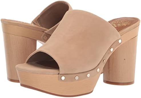 Vince Camuto Women's Footwear Women's Haydorn Platform Mule Sandal Heeled, Tortilla, 5 | Image 6