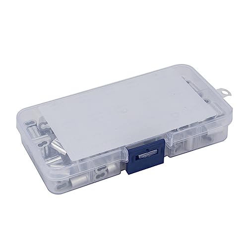 CNxinn10 180x Double Barrel Ferrule Crimping Loop Sleeve for Wire Rope & Cable Line End