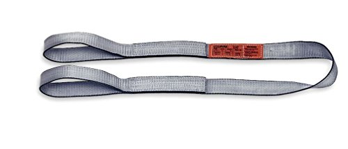 Lift-All EE1801TFX10 Tuff-Edge Web Sling, Flat Eye and Eye, 1-ply, 1" x 10' Size