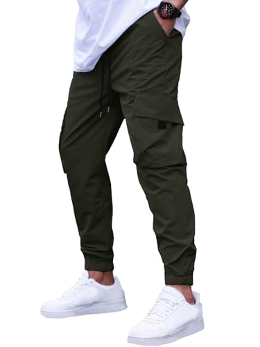 Image of TAGDO Solid Cargo Pant for Men (Pant-5157)