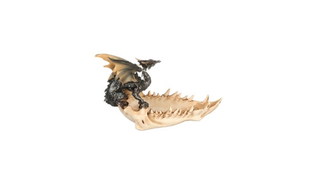 Design Toscano Jaw of the Dragon Offering Dish.