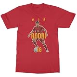 Air Rodri 16 Graphic Spain Sports Fans Unisex T-Shirt (Red, Large)