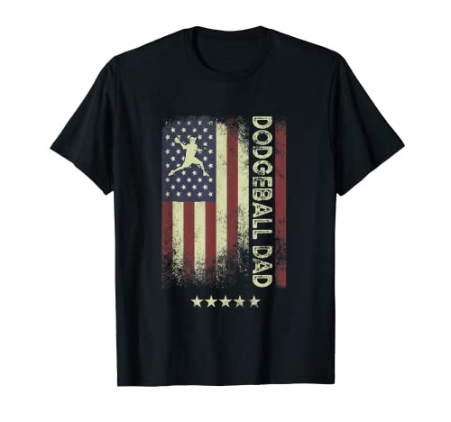 Bandera estadounidense - Dodgeball Dad Camiseta