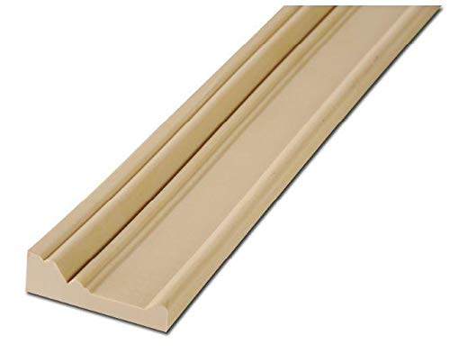 FLEXTRIM #RB3: Flexible Casing Molding: 1-1/16" Thick x 3.5" Wide - PRE Curved to fit Half Round Arches 67" to 84" Diameter