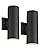 Ken & Ricky Outdoor Wall Sconce Lights, Black Exterior Lighting Fixtures, Outside Porch Lights Outdoor Wall Light Fixtures for House Garage Front Door Patio -2 Pack