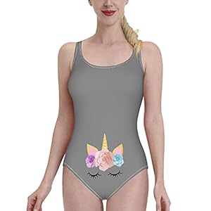 C-shop Unicorns Bloem Regenboog Eendelig Badpak Vrouwen Eendelig Badpak Watersportkleding