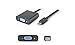 Addon 8In Mini-DP to DVI/HDMI/VGA Adapter Cable Bundle - DisplayPort Cable - 7.9 in - Black