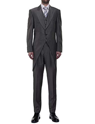 Veste gilet pantalon de costume trois pièces anti-pli pour silhouettes masculines