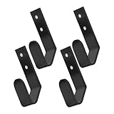 KICHOUSE 4pcs Wall Mounted Keyboard Holder for Space-Saving Storage Sleek Design for Home Office and Gaming Room Compatible with All Keyboards Efficient Desk Organizer