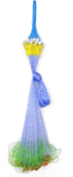 1 Finger /25MM Hole Size GILLNET SHEESHAJAAL for Small Fish(50 FEET Lenth,6 FEET Height) (HIGH QAULITY Fishing FASSA JAAL