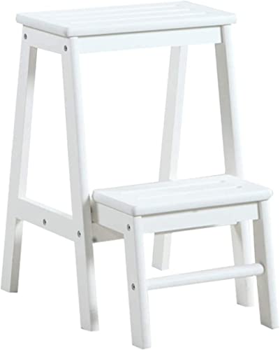 Échelle portable en bois pour atteindre les placards en hauteur