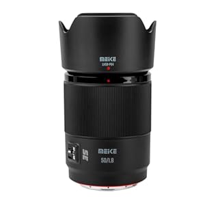 Meike 50mm F1.8 Auto Focus STM Stepping Motor Full Frame Portrait Lens Compatible with Panasonic Lumix Sigma Leica L-Mount Cameras S1H S1 S5 S5 Mark II S1R S9 SL SL2 FP FPL
