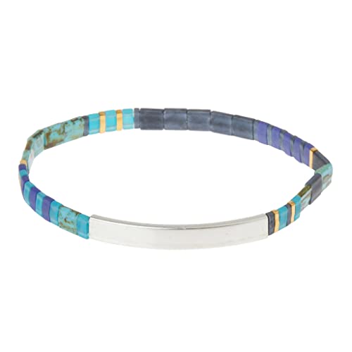 Scout Curated Wears - Good Karma Miyuki Bracelet - Brave Cobalt/Silver4