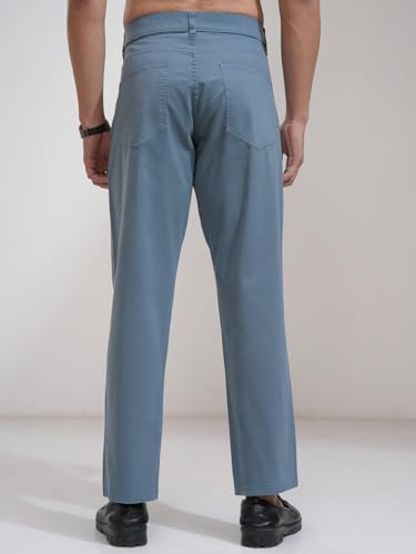 Image of Highlander Men's Casual Trousers| Relaxed Fit | Perfect for Casual Outings,Travel & Work Wear
