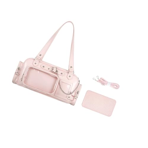 Sac à main en cuir PU transparent style animé japonais avec bandoulière
