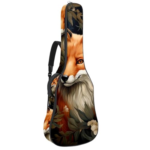 Sac pour guitare acoustique imperméable 42.9 in avec compartiments de rangement