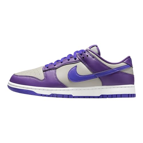 Nike Dunk Low Retro Men's Shoes (College Grey/Wild Grape/White/Persian Violet)