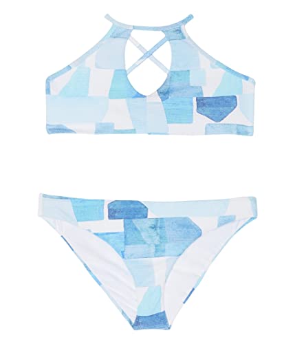 Ensemble soutien-gorge col haut pour filles avec pantalon rétro confortable