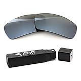 IKON LENSES Replacement Lenses For SPY Optic Logan Sunglasses (Silver Mirror (Polarized)