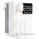 Instant Hot Water Dispenser, 3.5l/118 Oz Electric Kettle with Led Display& Night Lights, Adjustable 6 Temperatures & 8 Water Outputs for Tea, Coffee, Office