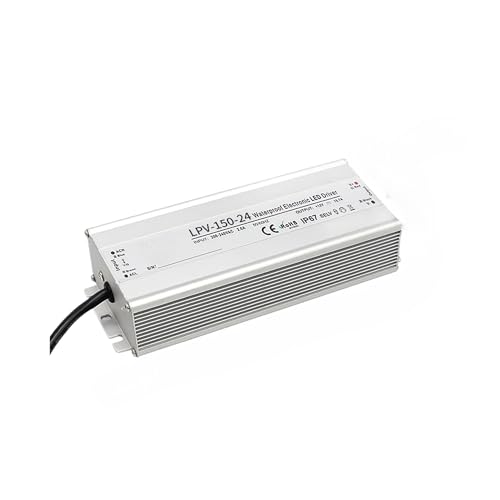 Alimentation à découpage IP67 220V 24V transformateur étanche LPV 150W pour extérieur