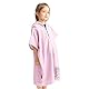 HOMELEVEL Kinder und Baby Frottee Badeponcho - Poncho Handtuch für Strand Schwimmbad - Surfponcho mit Kapuze und Reißverschluss für Mädchen