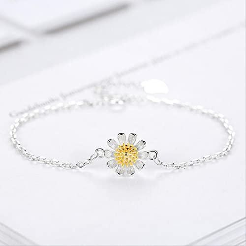 Bracelet marguerite avec chaîne liée ajustable et robuste - 3
