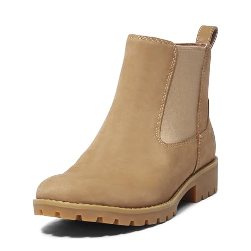 Timberland Women's Ellendale Chelsea Boots, Brown, 8 Medium