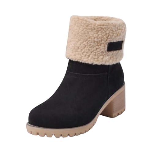 Scarponcini Donna Neve Scarponi da Neve Con Caldi Imbottiti Scarpe da Trekking Stivali da Donna Dopo Sci Resistente Inverno Stivaletti Antiscivolo Morbidi Offerta Boots Doposci Comode Impermeabili
