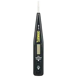 STANLEY 66-137 2-in-1 12V Digital Detection Tester & Screwdriver with LCD Display for Home, DIY & Professional Use Ideal for Carpentry, Mechanical, Electrical & Plumbing Tasks, YELLOW & BLACK